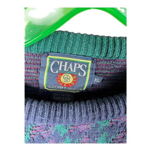 Vintage Chaps Crew Neck Sweater - Picture 3 of 5